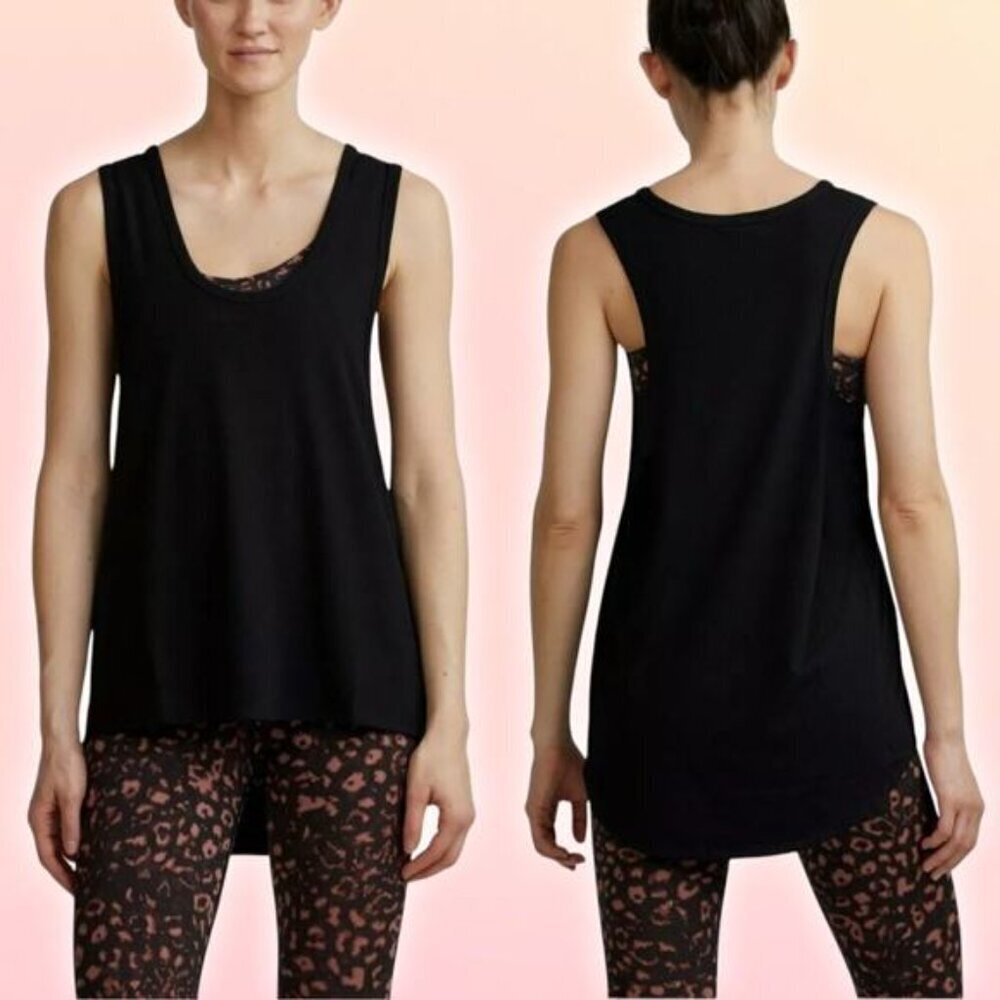 VARLEY Palmer Athletic Womens Tank Top Sz Medium Black